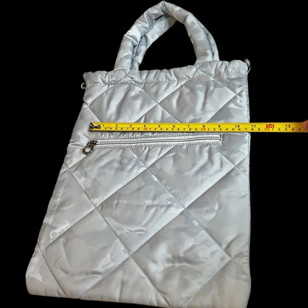 Adabat Grey Silver Camouflage Tote Golf Shoes Drawstring Bag Pre Owned - Picture 8 of 11
